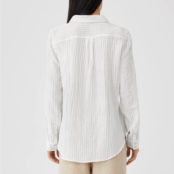 Eileen fisher 100% organic cotton blouse. - Picture 3 of 7
